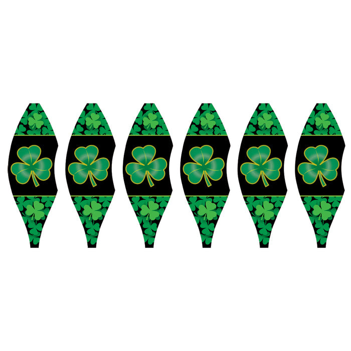 19 in. Pop-Open Hot Air Balloon - Shamrocks
