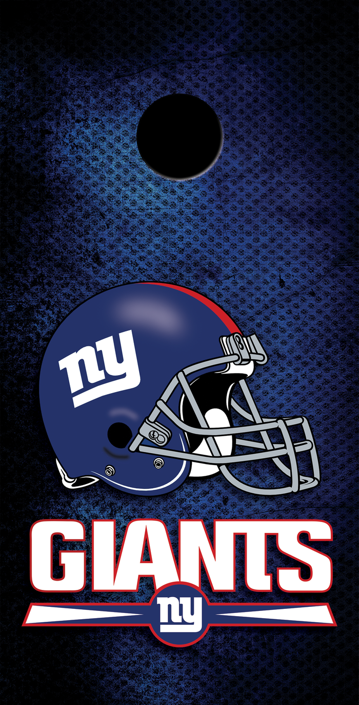 2 x New York Giants Football Cornhole Board Bag Toss Vinyl Wrap Set- Universal Fit Oracal 3M