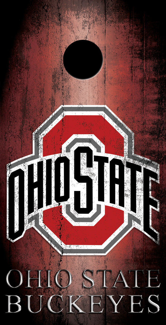2 x Ohio State Football Cornhole Board Bag Toss Vinyl Wrap Set- Universal Fit Oracal 3M