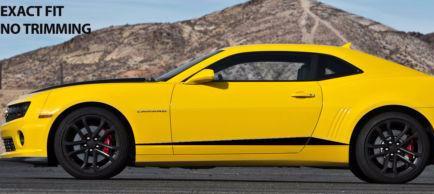 2010-2015 CHEVY CAMARO ROCKER SPIKE DOOR SPEARS RS SS VINYL DECALS-0050