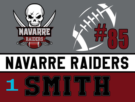 2025 (Navarre Highschool) Navarre Raiders Yard Sign (Fundraiser)
