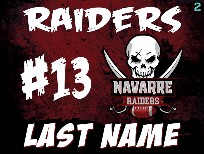 2025 NYSA Raiders Yard Sign (Fundraiser)