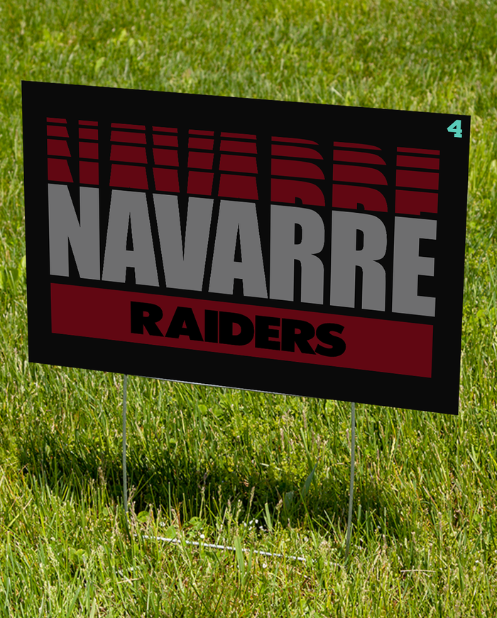 2025 NYSA Raiders Yard Sign (Fundraiser)