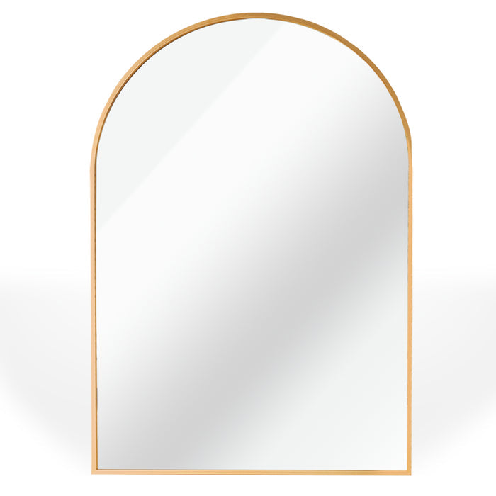 24x36 Inch Gold Arched Salon Wall Mirror