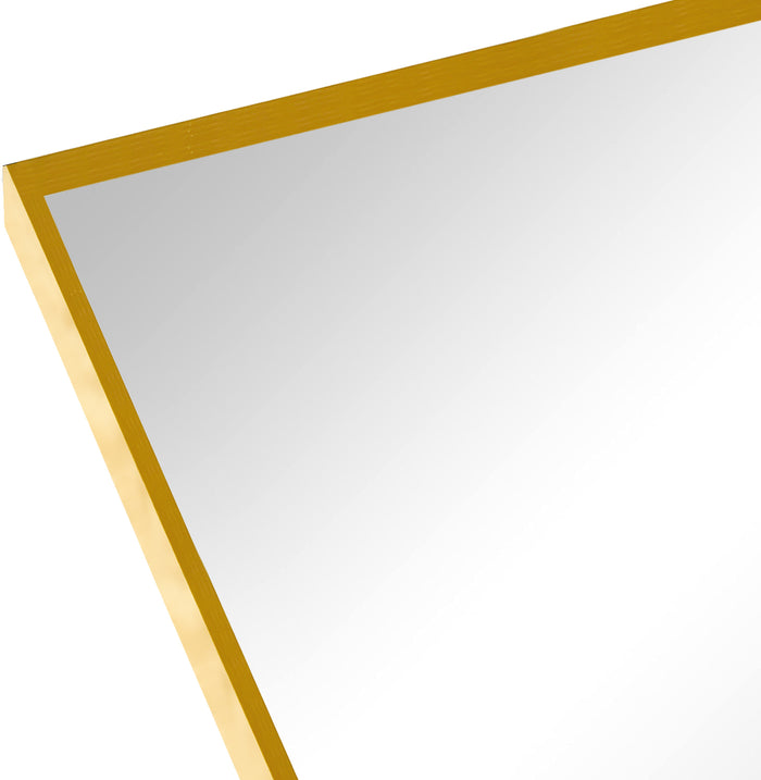 24x36 Inch Gold Arched Salon Wall Mirror