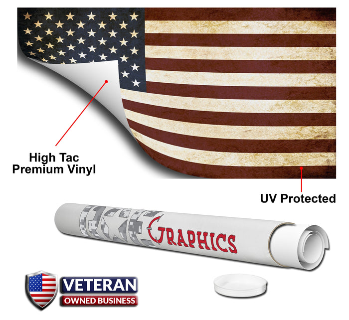 2nd Amendment Flag Cornhole Board Wrap Vinyl