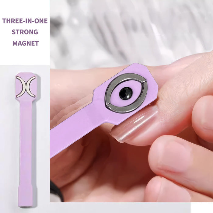 3-in-1 strong magnet in use - comfortable ergonomic handle, super strong magnetic force for precise control