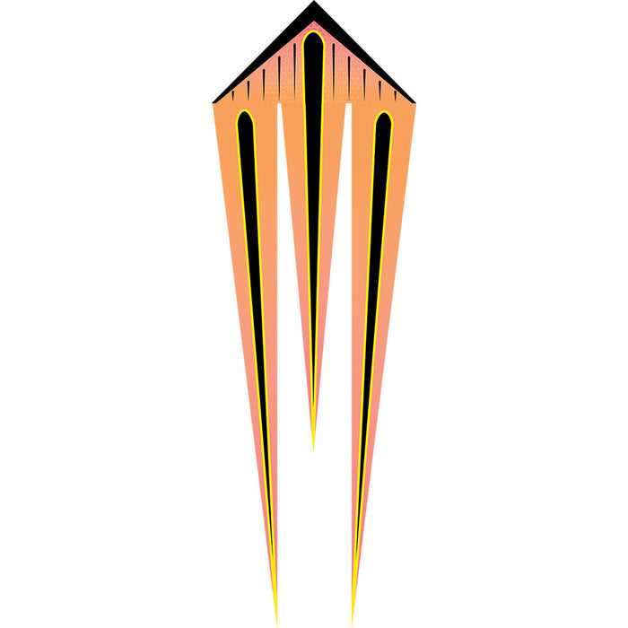 46 in. Flo-Train Delta Kite - Orange Shock (Single Kite)
