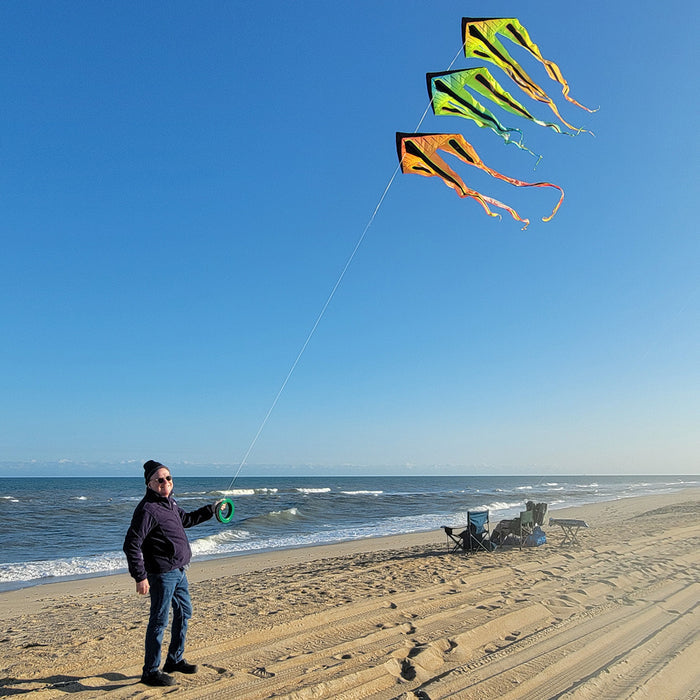 Shock Train Flo-Train Delta Three Kite Train