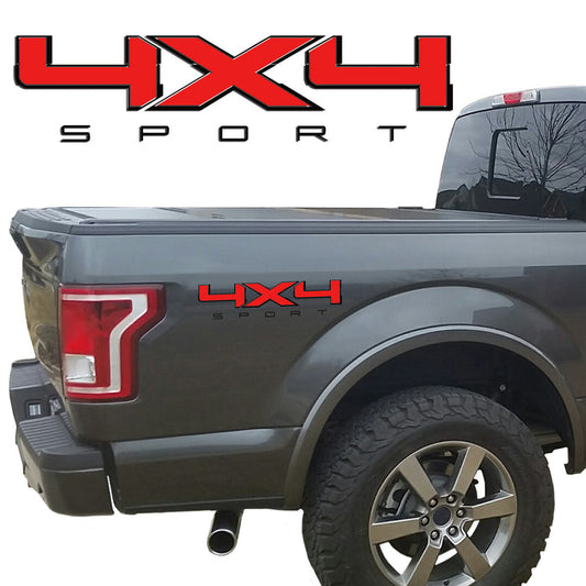 4X4 SPORT BEDSIDE VINYL DECAL FIT FORD TRUCKS 2008-2017 F150 F250 SUPER DUTY