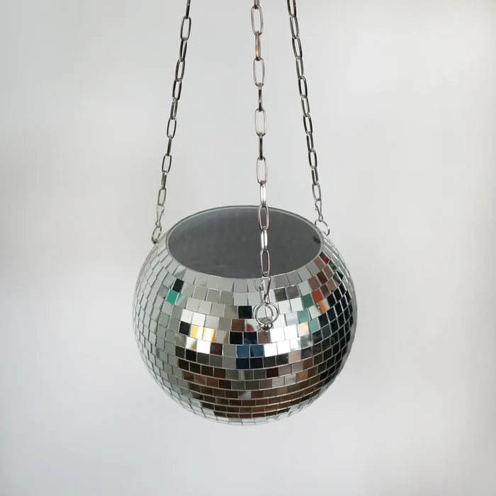 8" Disco Ball Planter