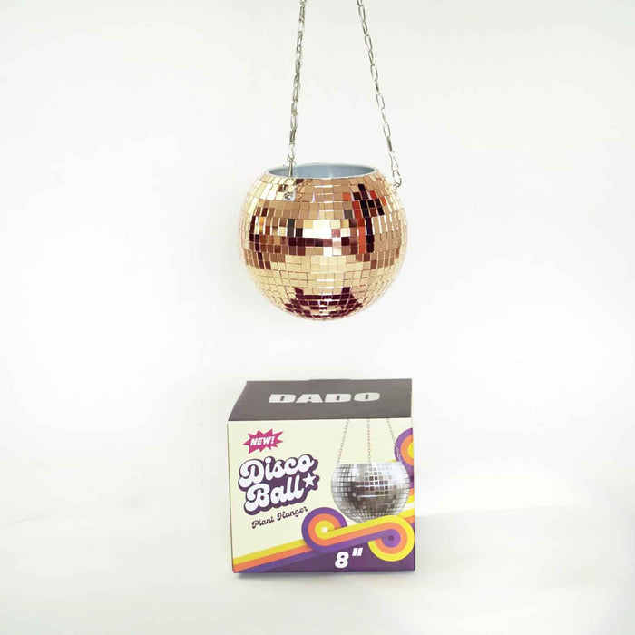 8" Disco Ball Planter