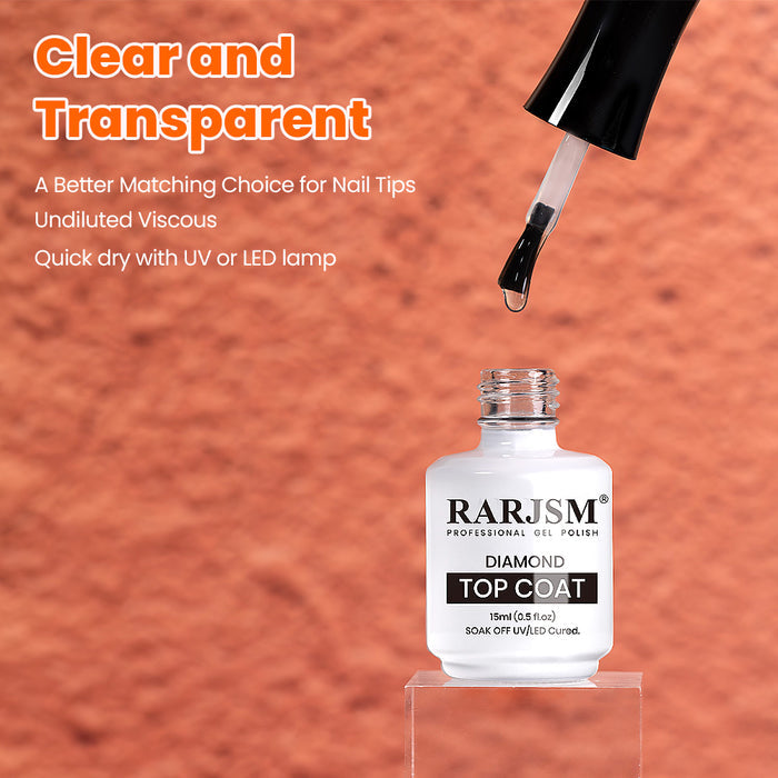 8 IN 1 No Wipe Diamond Top Coat 15ml