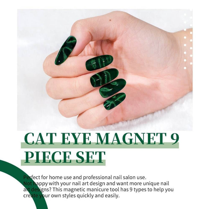 Cat Eye Nail Magnet Creates Unique Gel Designs Patterns