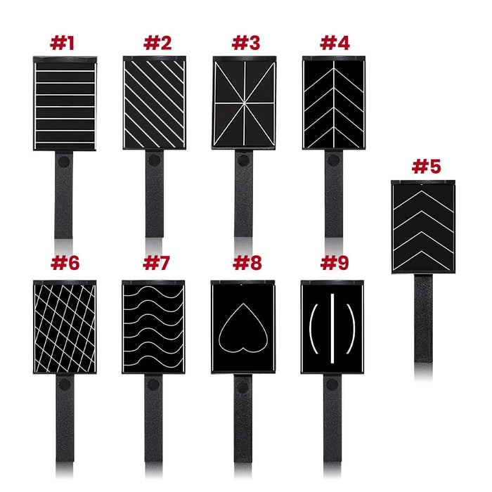 9 Piece Magnet Kit for Beginners DIY Cat Eye Nails