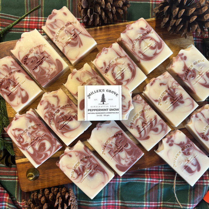 Peppermint Snow Soap Bar