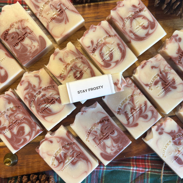 Peppermint Snow Soap Bar