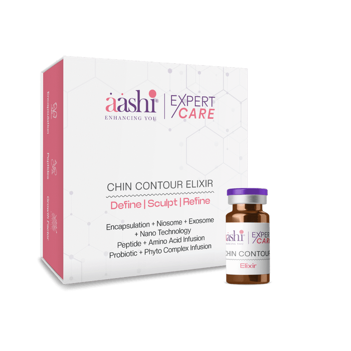 Aashi Chin Contour Elixir effectively defines and sculpts the chin area, showcasing the power of the innovative Chin Contour Elixir formulation.