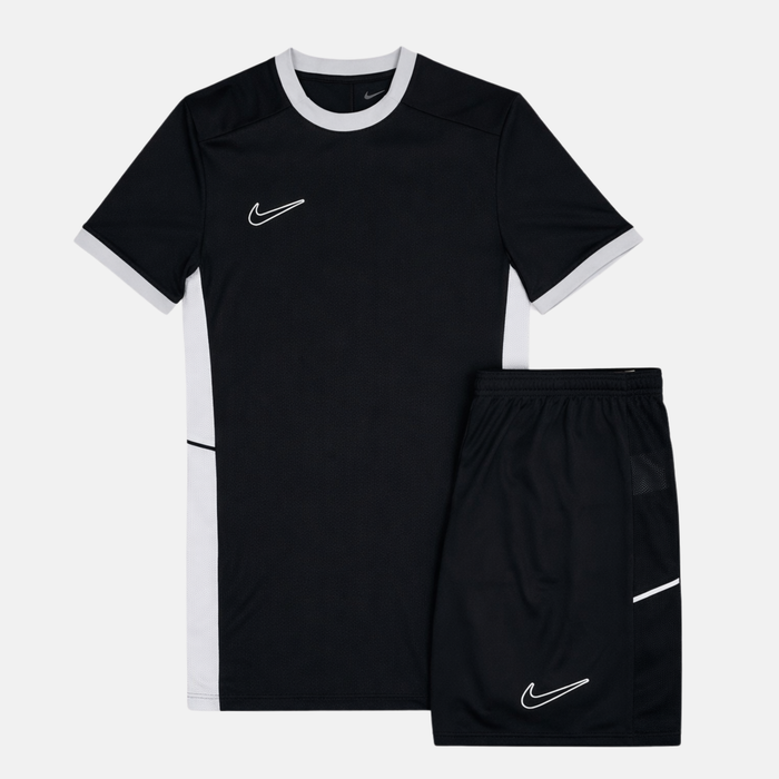 Nike Academy Drill T-Shirt / Shorts Set - Black/White