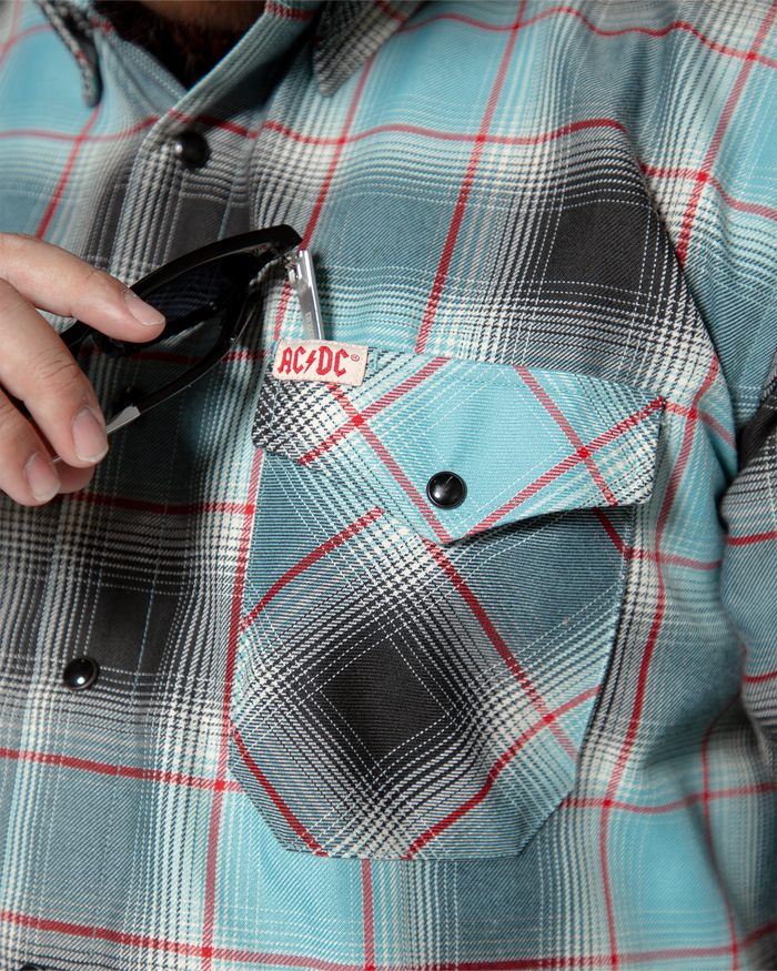 ACDC Dirty Deeds Done Dirt Cheap Flannel