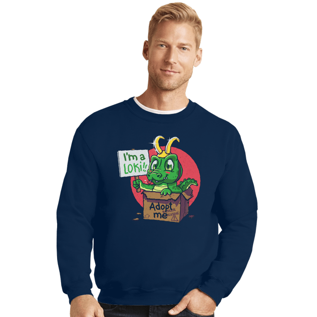 Crewneck Sweater, Unisex / Small / Navy
