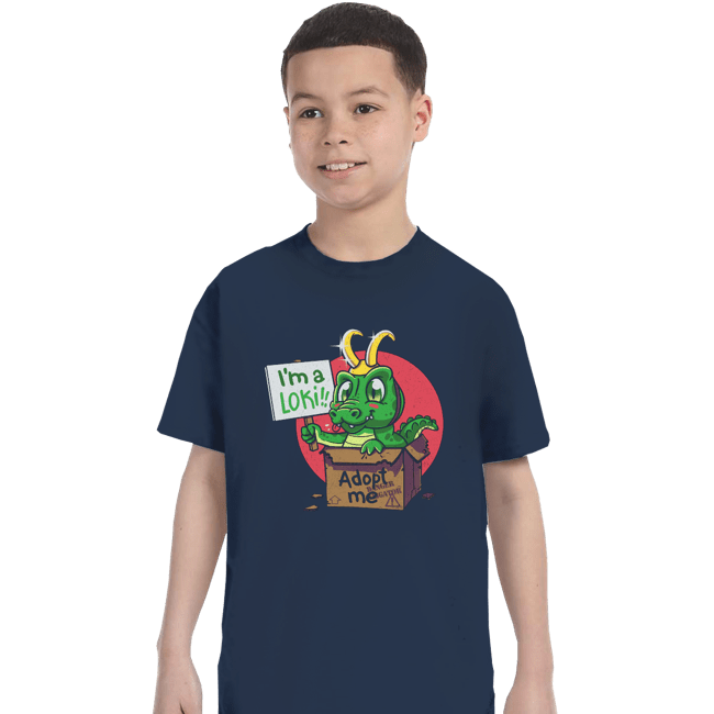 Secret_Shirts T-Shirts, Youth / XS / Navy Adopt This Alligator