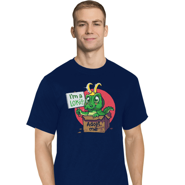 Secret_Shirts T-Shirts, Tall / Large / Navy Adopt This Alligator