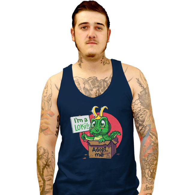 Tank Top, Unisex / Small / Navy