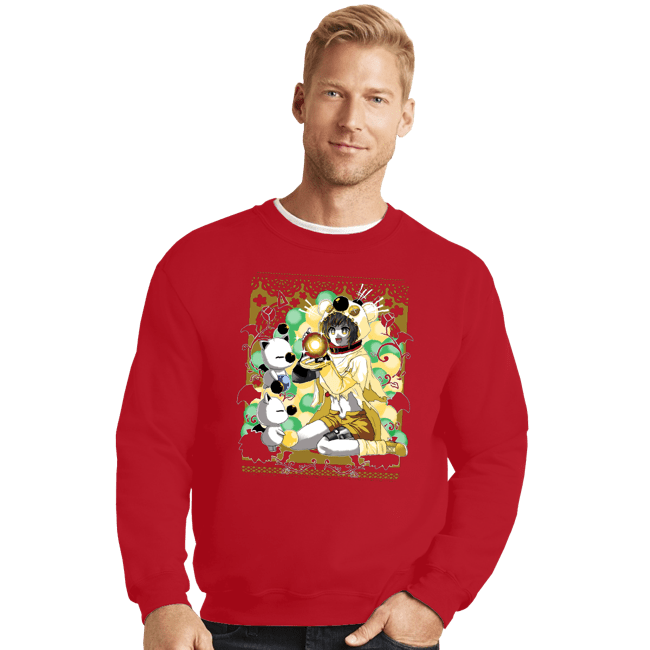 Crewneck Sweater, Unisex / Small / Red