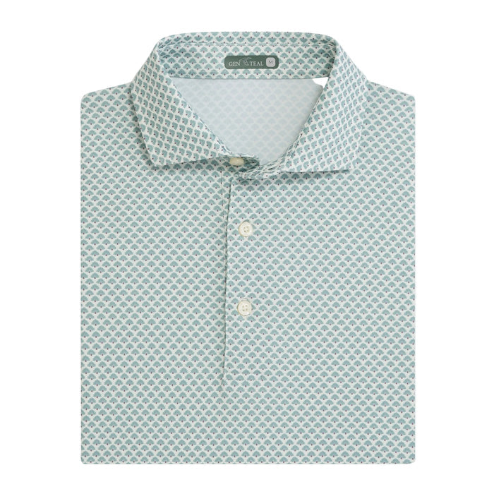 Agave Printed Performance Polo