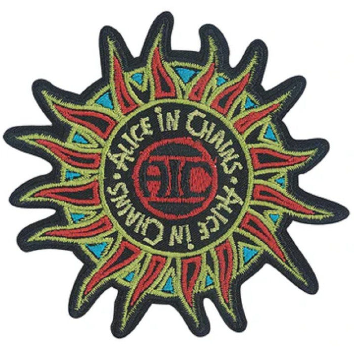 ALICE IN CHAINS (Sun Burst) 3.4"x3.2" Patch