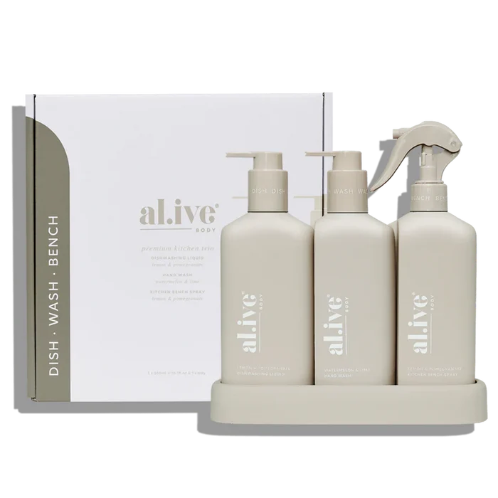Al.ive Premium Kitchen Trio - Lemon & Pomegranate  | Watermelon & Lime