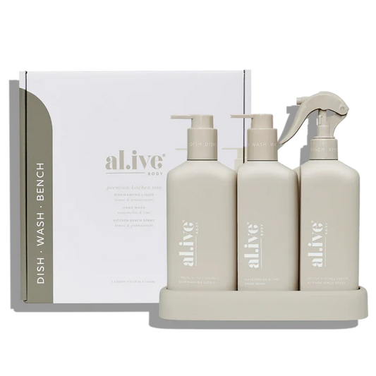 Al.ive Premium Kitchen Trio - Lemon & Pomegranate  | Watermelon & Lime