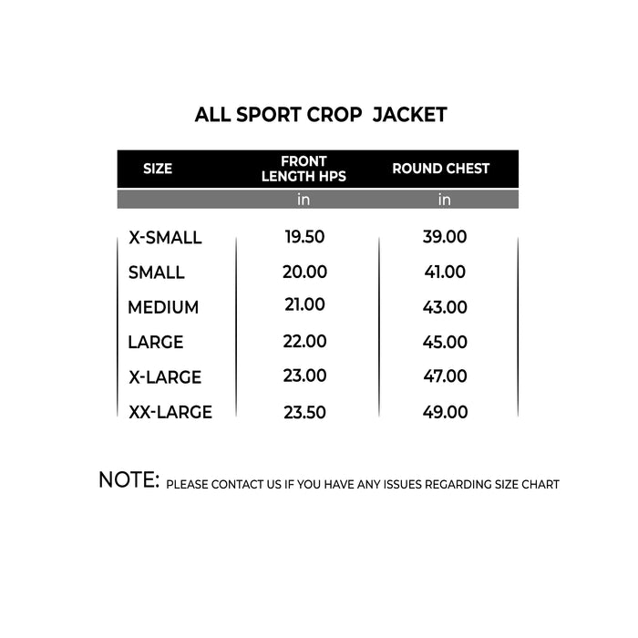 All Sport Crop Jacket - IRONGEAR Fitness