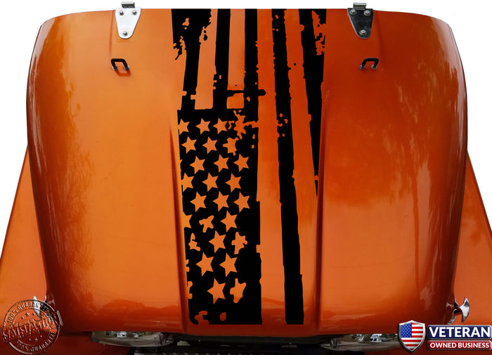 Jeep Hood Blackout Vinyl Decal