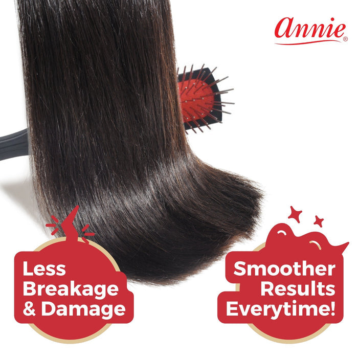 Annie Wire Cushion Wig Brush, 1 Count, Black