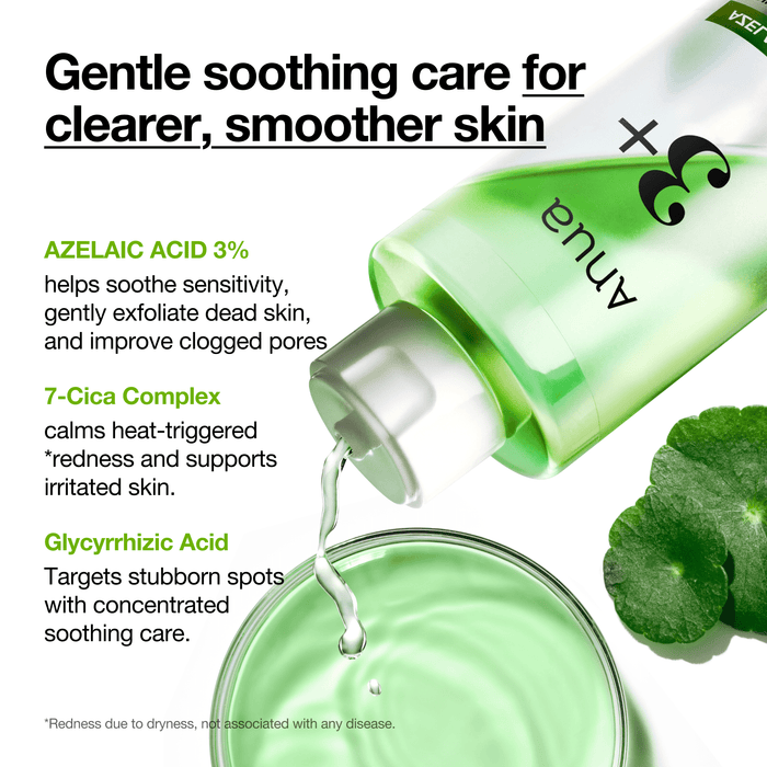 Anua Azelaic Acid 3 Cica Skin Clarifying Toner 250ml تونر أنوا أزيلايك أسيد 3 سيكا لتنقية البشرة - Princess Cosmetics Qatar