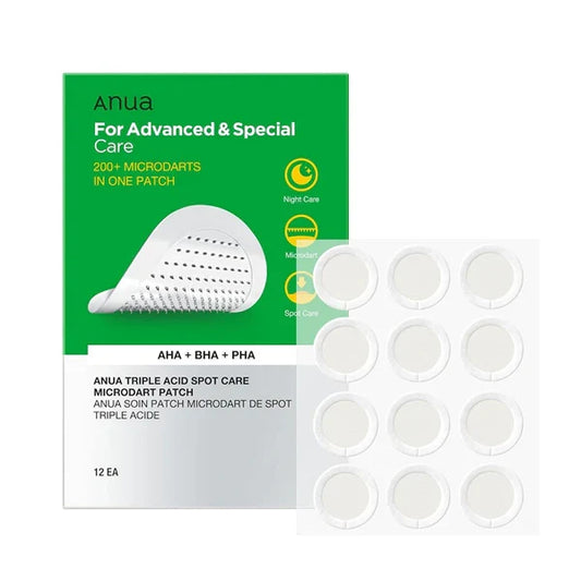 ANUA For Advanced & Special Care 200 + Microdarts in one patch AHA + BHA + PHA لصقات علاج الحبوب من انوا