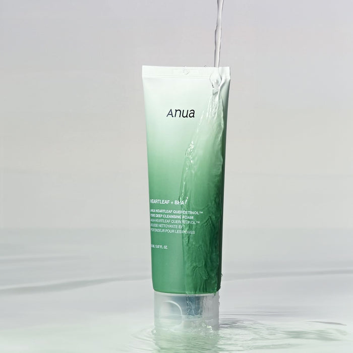 ANUA Heartleaf Quercetinol Pore Deep Cleansing Foam - giliai valančios veido putos