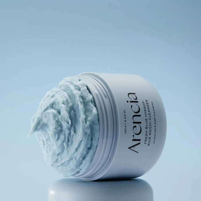 ARENCIA Fresh Blue Hyssop Rice Mochi Cleanser - veido prausiklis