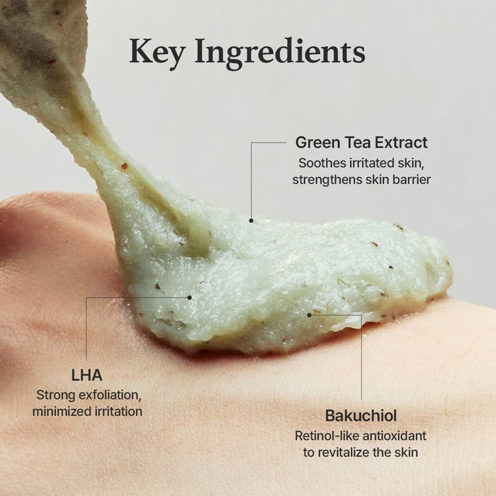 Arencia Green Tea + LHA Pore Rice Cake Cleanser 150ml منظف مسام أرينسيا بالشاي الأخضر + LHA كعكة الأرز - Princess Cosmetics Qatar