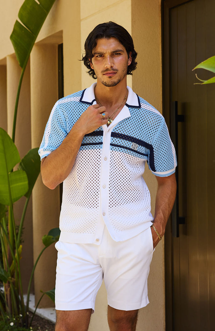 Aster Tailored Stretch Fit Short in White