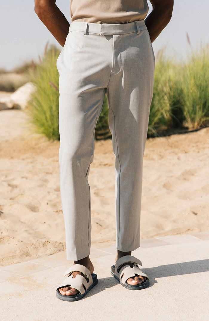 Aster Tailored Stretch Slim Leg pants in Grey