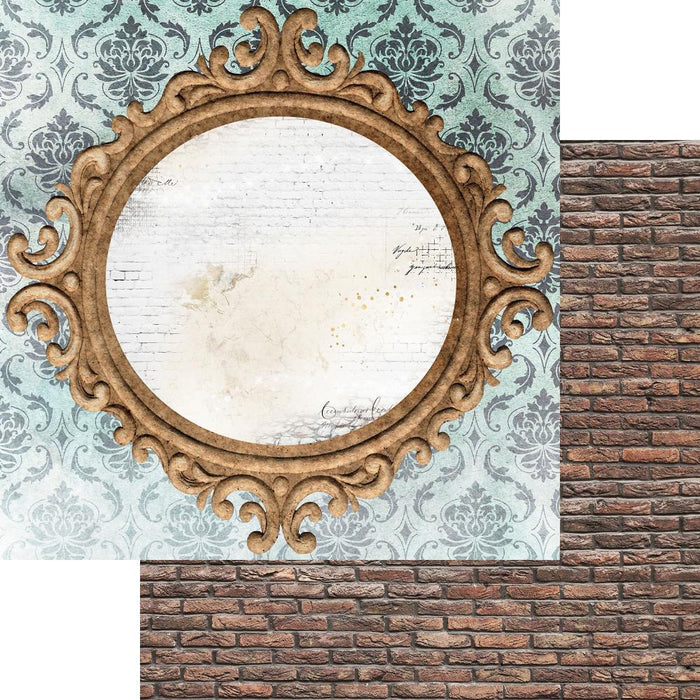 Asuka Studio - Collection Pack 12"X12" - Brick Wall & Frames. - This collection includes 12 double-sided, 2 of each. Made in Japan. Available at Embellish Away located in Bowmanville Ontario Canada.