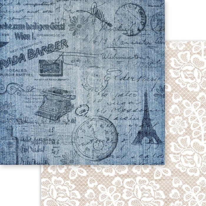Asuka Studio - Double-Sided Paper Pack 6"X6" - 24/Pkg - Denim Daydream. The perfect start to all your paper crafting projects! This package contains twenty-four 6x6 inch double-sided sheets in six different designs (four of each). Imported. Available at Embellish Away located in Bowmanville Ontario Canada.