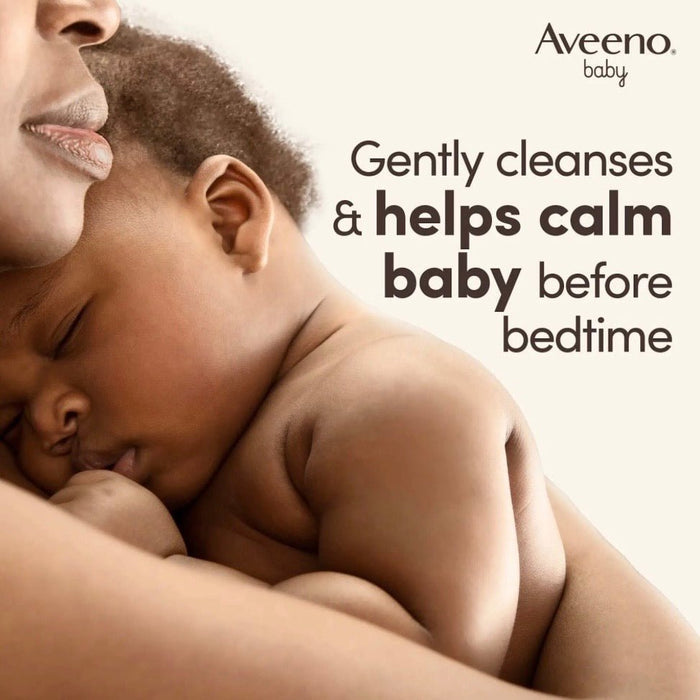 Aveeno Baby Calming Comfort Bedtime Bath & Wash 250ml أفينو بيبي مهدئ ومريح للاستحمام وغسول وقت النوم - Princess Cosmetics Qatar