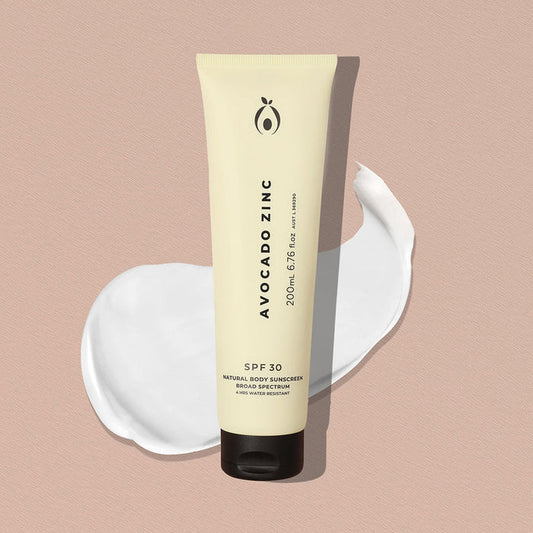 Avocado Zinc SPF 30 Natural Body Sunscreen 100ml