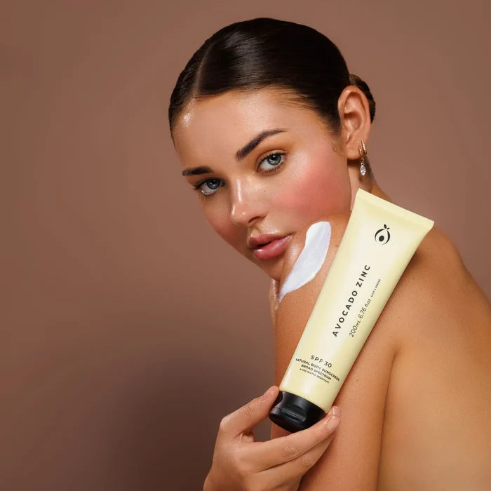 Avocado Zinc SPF 30 Natural Body Sunscreen 100ml