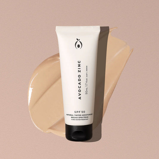 Avocado Zinc Tinted Moisturiser SPF50 - Light