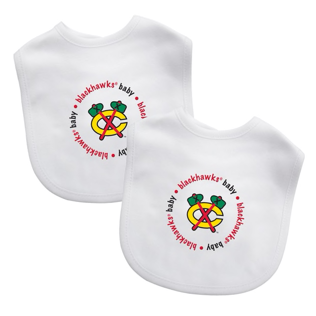Baby Fanatics Blackhawks 2-Pack Bibs